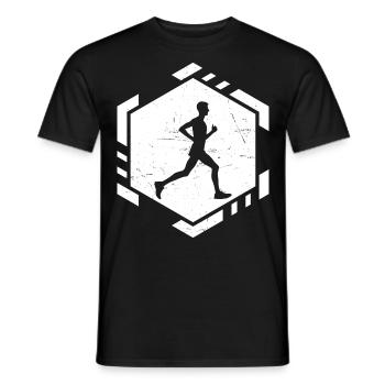 Course à pied Course à pied Course à pied Femme Course à pied Cross Country - T-shirt homme - noir - Devant - AI Model Male 178 light (178cm)