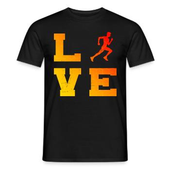 Course Femme Course Hommes Cross Country Running - T-shirt homme - noir - Devant - AI Model Male 178 light (178cm)