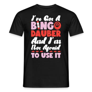 Bingo Player I've Got A Bingo - Männer T-Shirt - Schwarz - Vorne - AI Model Male 178 light (178cm)