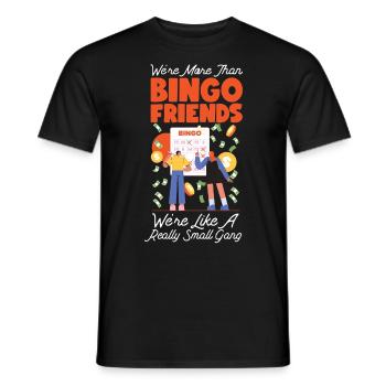 Bingo Player Friends Besties - Männer T-Shirt - Schwarz - Vorne - AI Model Male 178 light (178cm)