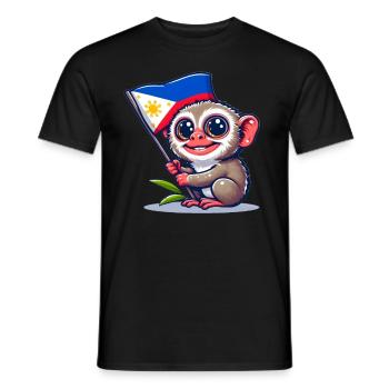 Philippinischer Stolz - Männer T-Shirt - Schwarz - Vorne - AI Model Male 178 light (178cm)