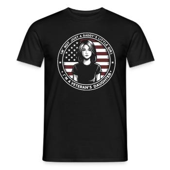 Patriotic Pride Emblem - Men's T-Shirt - black - Front - AI Model Male 178 light (178cm)