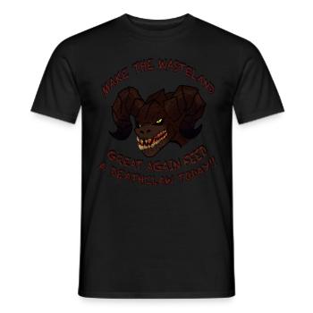Mach das Ödland wieder großartig Albtraum-Version - Männer T-Shirt - Schwarz - Vorne - AI Model Male 178 light (178cm)