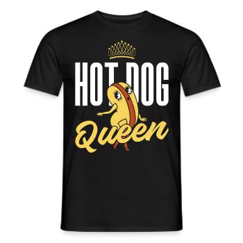 Hot Dog Adult Queen Hot Dog Queen - Männer T-Shirt - Schwarz - Vorne - AI Model Male 178 light (178cm)