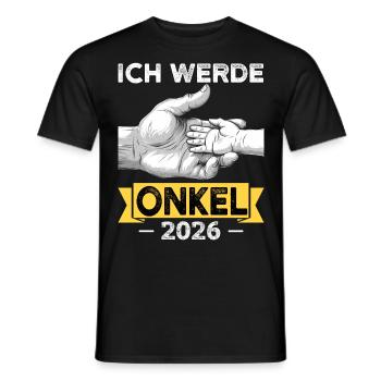 scJe serai un oncle en 2026 - T-shirt homme - noir - Devant - AI Model Male 178 light (178cm)