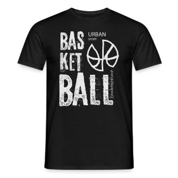 Basket-ball Basketteurs Joueurs - T-shirt homme - noir - Devant - AI Model Male 178 light (178cm)