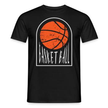 Basketball Basketball Players - Men's T-Shirt - black - Front - AI Model Male 178 light (178cm)
