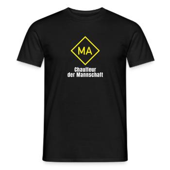 Maschinist Feuerwehr taktische Zeichen - Männer T-Shirt - Schwarz - Vorne - AI Model Male 178 light (178cm)