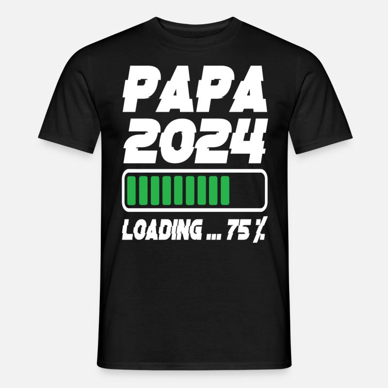 Papa 2024 Loading - Men's T-Shirt - black