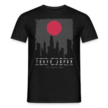 Tokyo Japan - Männer T-Shirt - Schwarz - Vorne - AI Model Male 178 light (178cm)