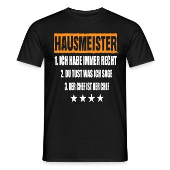 Caretaker - Men's T-Shirt - black - Front - AI Model Male 178 light (178cm)