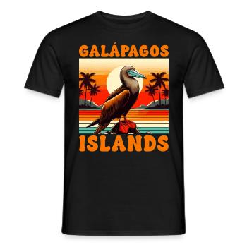 Galapagos Islands - Men's T-Shirt - black - Front - AI Model Male 178 light (178cm)
