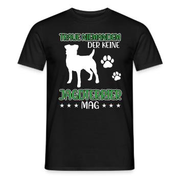 Les terriers de chasse ne font pas confiance aux chiens de chasse allemands - T-shirt homme - noir - Devant - AI Model Male 178 light (178cm)