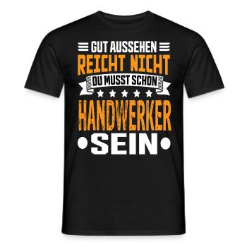Artisan - T-shirt homme - noir - Devant - AI Model Male 178 light (178cm)