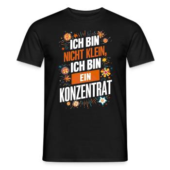 Kleine Kleiner Konzentrat cooler Spruch - Männer T-Shirt - Schwarz - Vorne - AI Model Male 178 light (178cm)