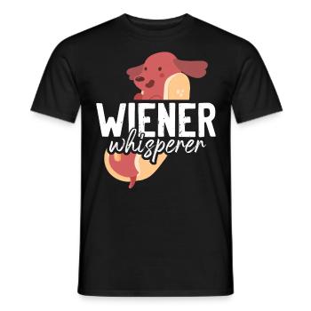 Hot Dog Adult Humor Pun Naughty - Männer T-Shirt - Schwarz - Vorne - AI Model Male 178 light (178cm)