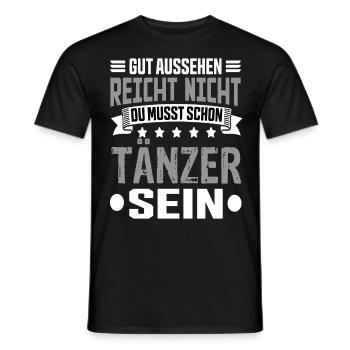 Dancer - Men's T-Shirt - black - Front - AI Model Male 178 light (178cm)