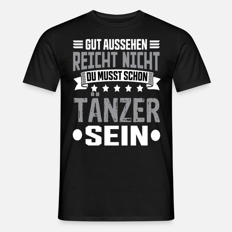 Tänzer - Männer T-Shirt - Schwarz