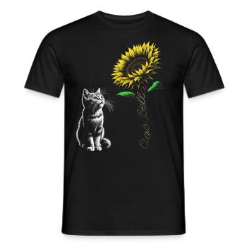Ciao Bella - Men's T-Shirt - black - Front - AI Model Male 178 light (178cm)