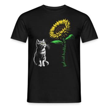 Best Cat Brother Ever - Men's T-Shirt - black - Front - AI Model Male 178 light (178cm)