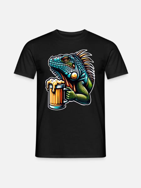 Bière d’iguane - T-shirt homme - noir