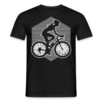 Cyclisme Cyclisme Cyclistes Cyclisme - T-shirt homme - noir - Devant - AI Model Male 178 light (178cm)