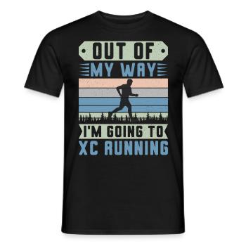 Cadeau de course XC amusant Édition XC Runner - T-shirt homme - noir - Devant - AI Model Male 178 light (178cm)