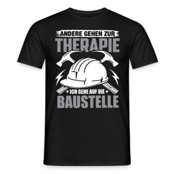 Craft Craftsman Craftsman Humor Construction Site - Men's T-Shirt - black - Front - AI Model Male 178 light (178cm)