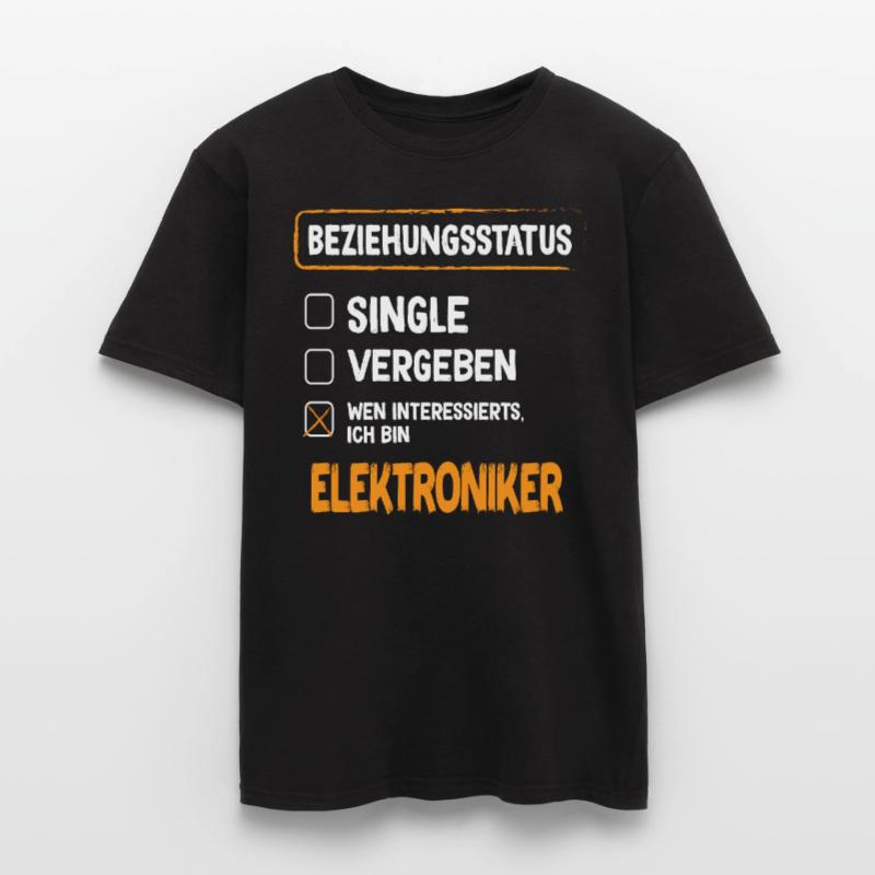 Statut de la relation de technicien en électronique T-shirt homme