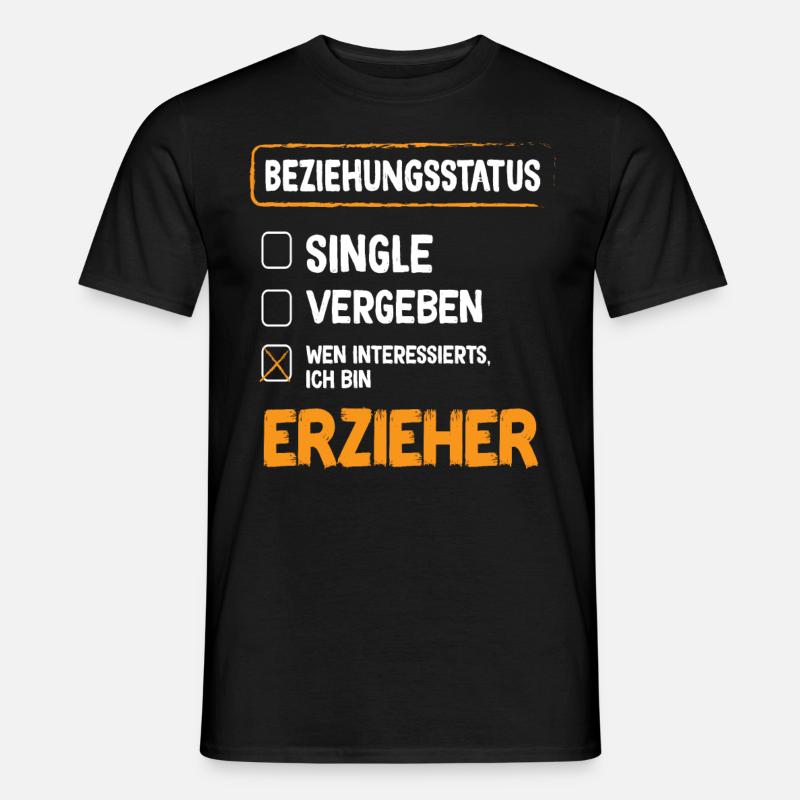 Educator Relationship Status - Men's T-Shirt - black