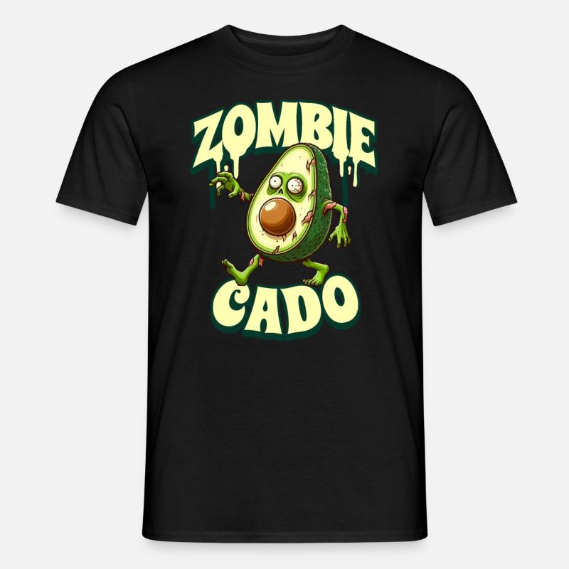 Zombie Avocado Zombie Cado - Men's T-Shirt - black