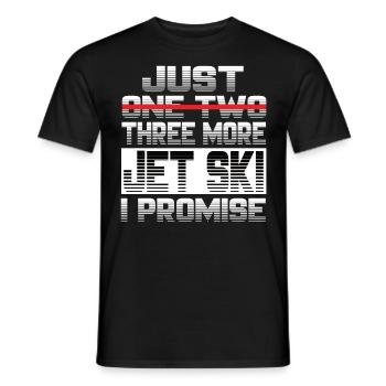 Encore un jet ski, je vous promets Jet Ski Jetski - T-shirt homme - noir - Devant - AI Model Male 178 light (178cm)