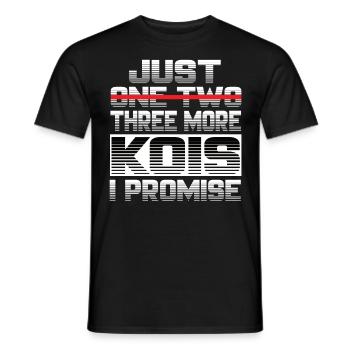 Juste un Koi de plus, je promets Koi Koi Carp Kois - T-shirt homme - noir - Devant - AI Model Male 178 light (178cm)