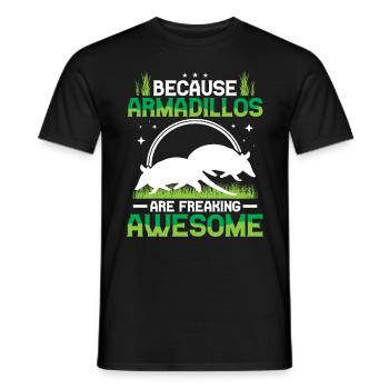 Gürteltiere sind fantastisch Riesengürteltier - Männer T-Shirt - Schwarz - Vorne - AI Model Male 178 light (178cm)