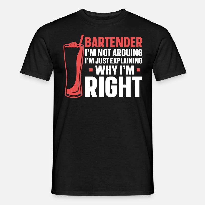 Bartender Mixologist Bartender I'm - Männer T-Shirt - Schwarz
