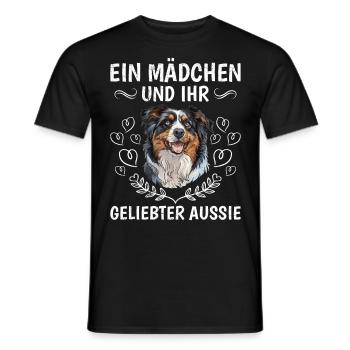 Berger Australien FILLE ET SON AMANT - T-shirt homme - noir - Devant - AI Model Male 178 light (178cm)