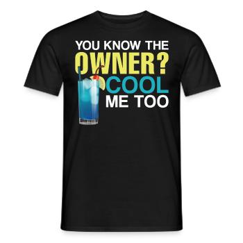 Bartender Mixologist You Know The - Men's T-Shirt - black - Front - AI Model Male 178 light (178cm)
