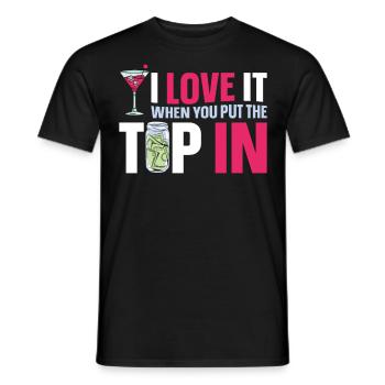 Bartender Mixologist I Love It - Männer T-Shirt - Schwarz - Vorne - AI Model Male 178 light (178cm)