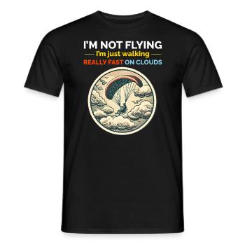 Motorschirmpilot Motorschirm Motorschirm - Männer T-Shirt - Schwarz - Vorne - AI Model Male 178 light (178cm)
