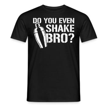 Bartender Mixologist Do You Even - Men's T-Shirt - black - Front - AI Model Male 178 light (178cm)