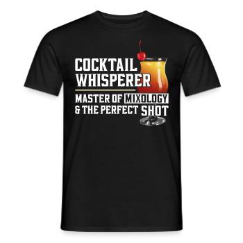 Bartender Mixologist Cocktail - Männer T-Shirt - Schwarz - Vorne - AI Model Male 178 light (178cm)