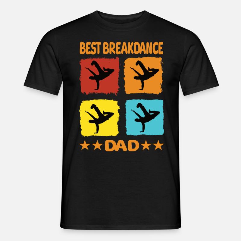 Best Breakdance Dad - Männer T-Shirt - Schwarz