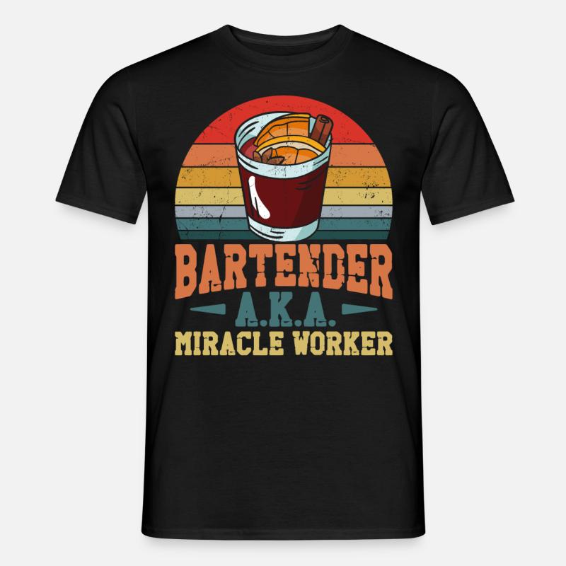 Bartender Mixologist Bartender - Men's T-Shirt - black