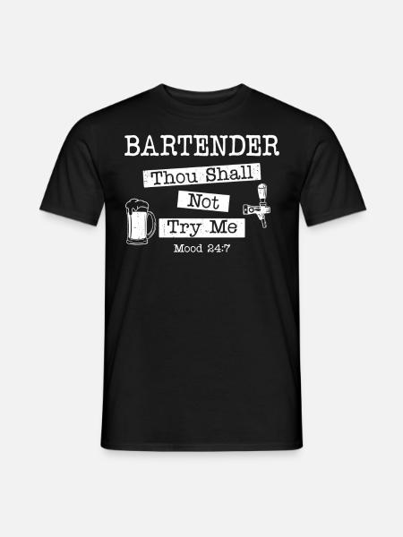 Bartender Mixologist Bartender - Men's T-Shirt - black