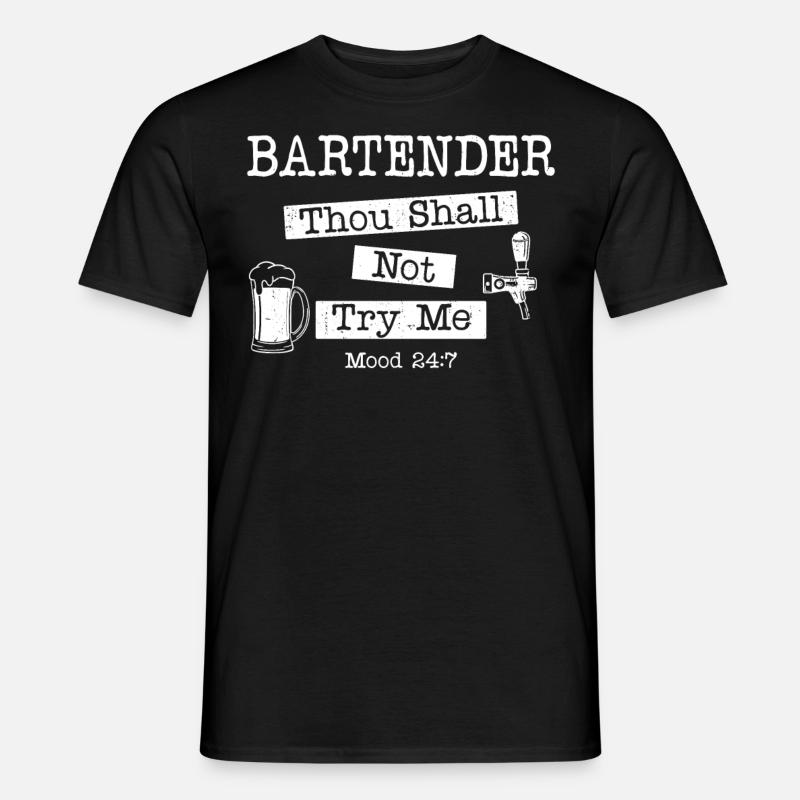 Bartender Mixologist Bartender - Men's T-Shirt - black
