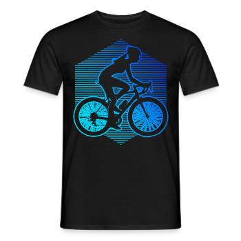 Cyclisme Cyclisme VTT Cyclisme - T-shirt homme - noir - Devant - AI Model Male 178 light (178cm)