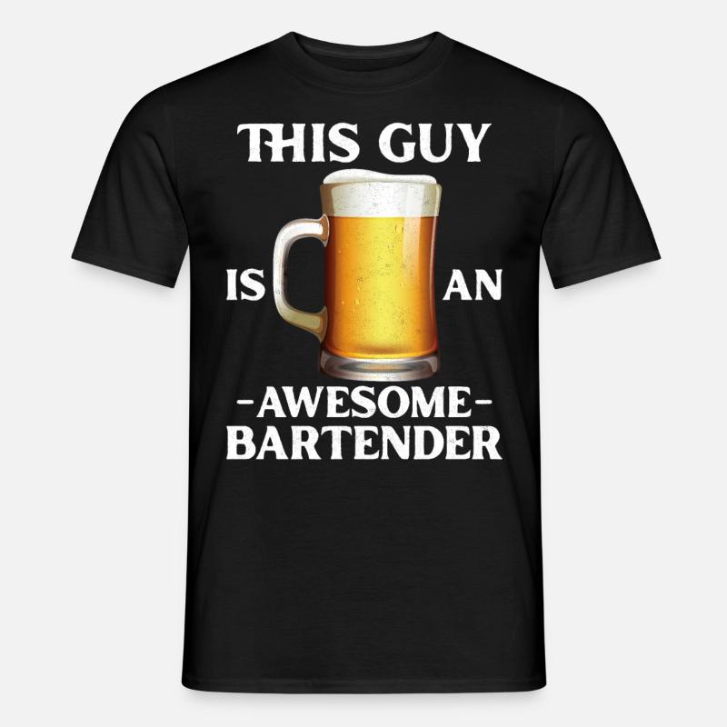 Bartender Mixologist This Guy Is - Männer T-Shirt - Schwarz