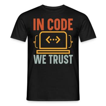 Programmer Computer Scientist Computer Nerd Gift - Men's T-Shirt - black - Front - AI Model Male 178 light (178cm)