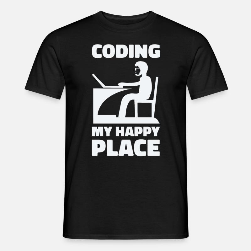 Programmierer Informatiker Computer Nerd Geschenk - Männer T-Shirt - Schwarz