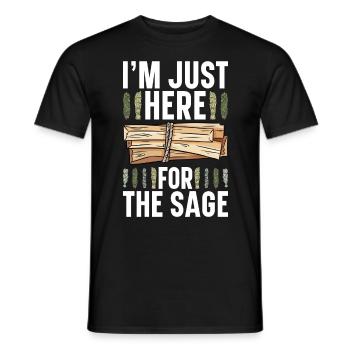 Smudging Smudge Encens de guérison spirituelle - T-shirt homme - noir - Devant - AI Model Male 178 light (178cm)